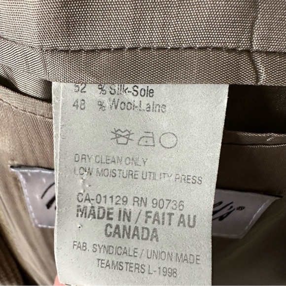 RALPH LAUREN Mens Blazer Sport Coat Casual Jacket Size 48L Wool Silk Suit - Picture 7 of 16